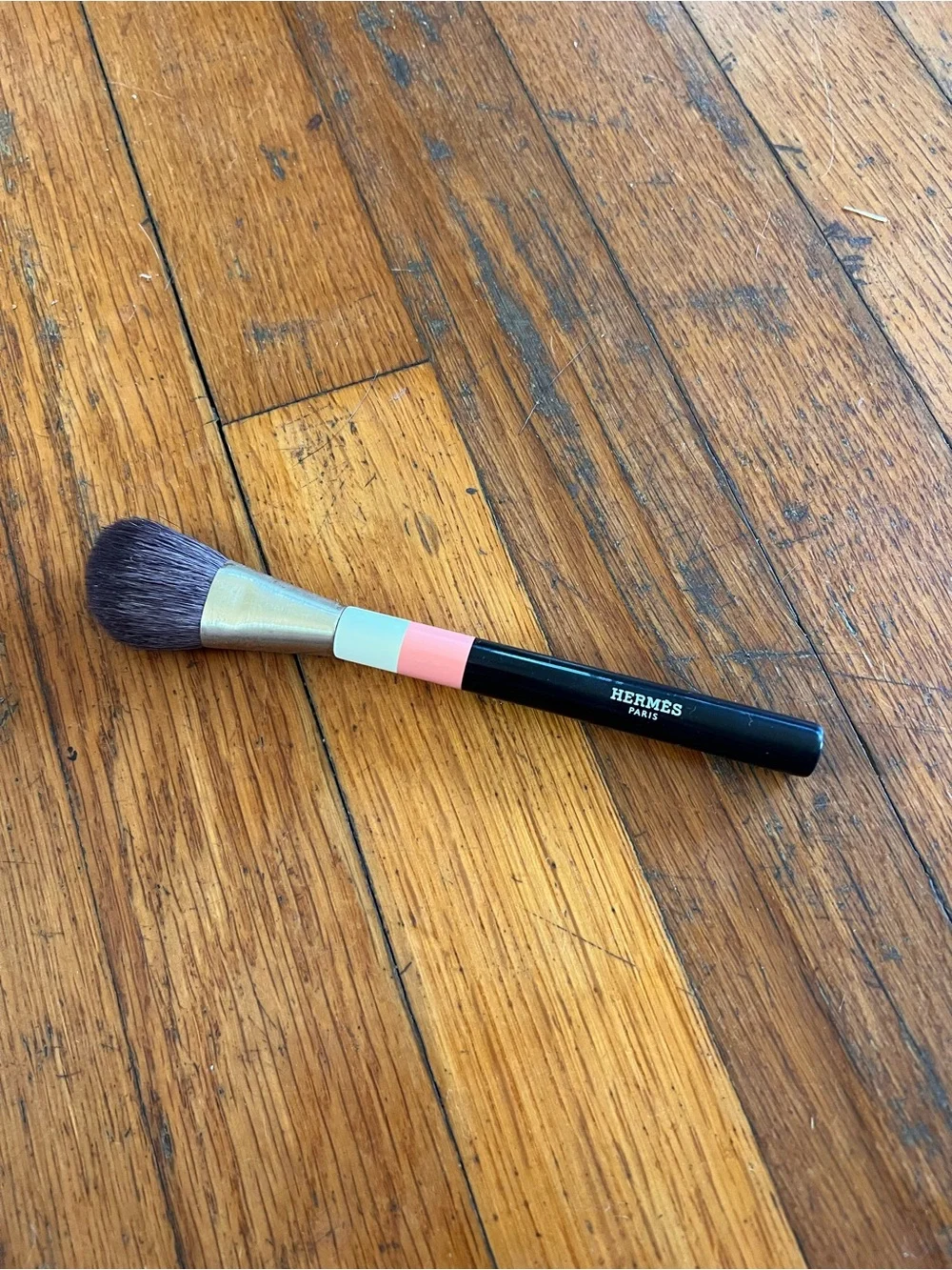Hermes Pink, White & Black Face Brush